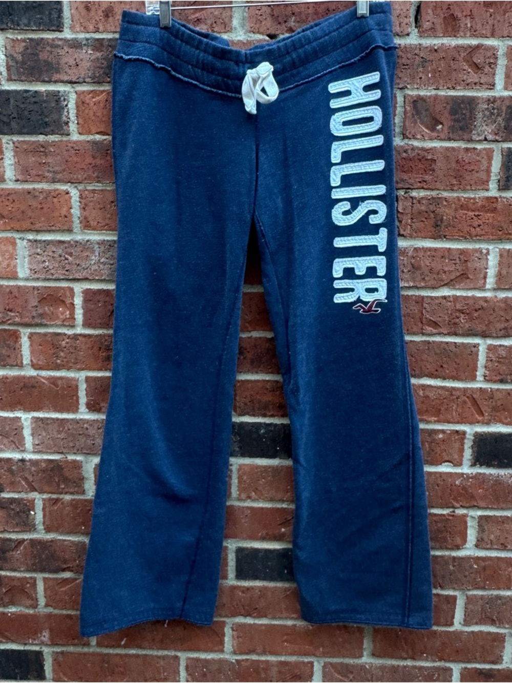 Hollister Womens Navy Logo Sweatpants - M